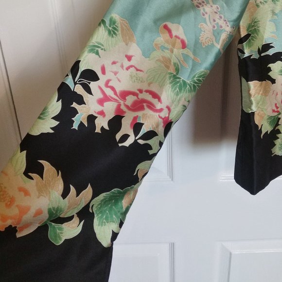 STUNNING ASIAN SILK JACKET!!  8 - 10 EUC, GORGEOUS - Picture 8 of 10
